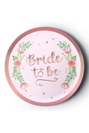 Bride To Be Karton Tabak Rose 8'li 2020180018624