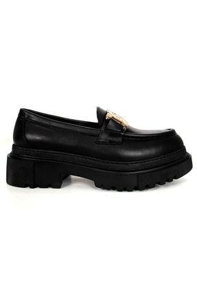 Charlize Siyah Kadın Loafer Ayakkabı 111 2200-TOKA