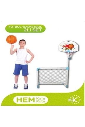 Mini Futbol Ve Basketbol Seti Kale Pota Top Ve Fileli Oyun Seti klptmnynst