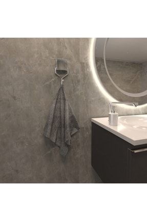 Decorev Krom Tekli Havlu Askı Modern Banyo Aksesuarı Güçlü Yapışkanlı 1 Adet TYC00420606708
