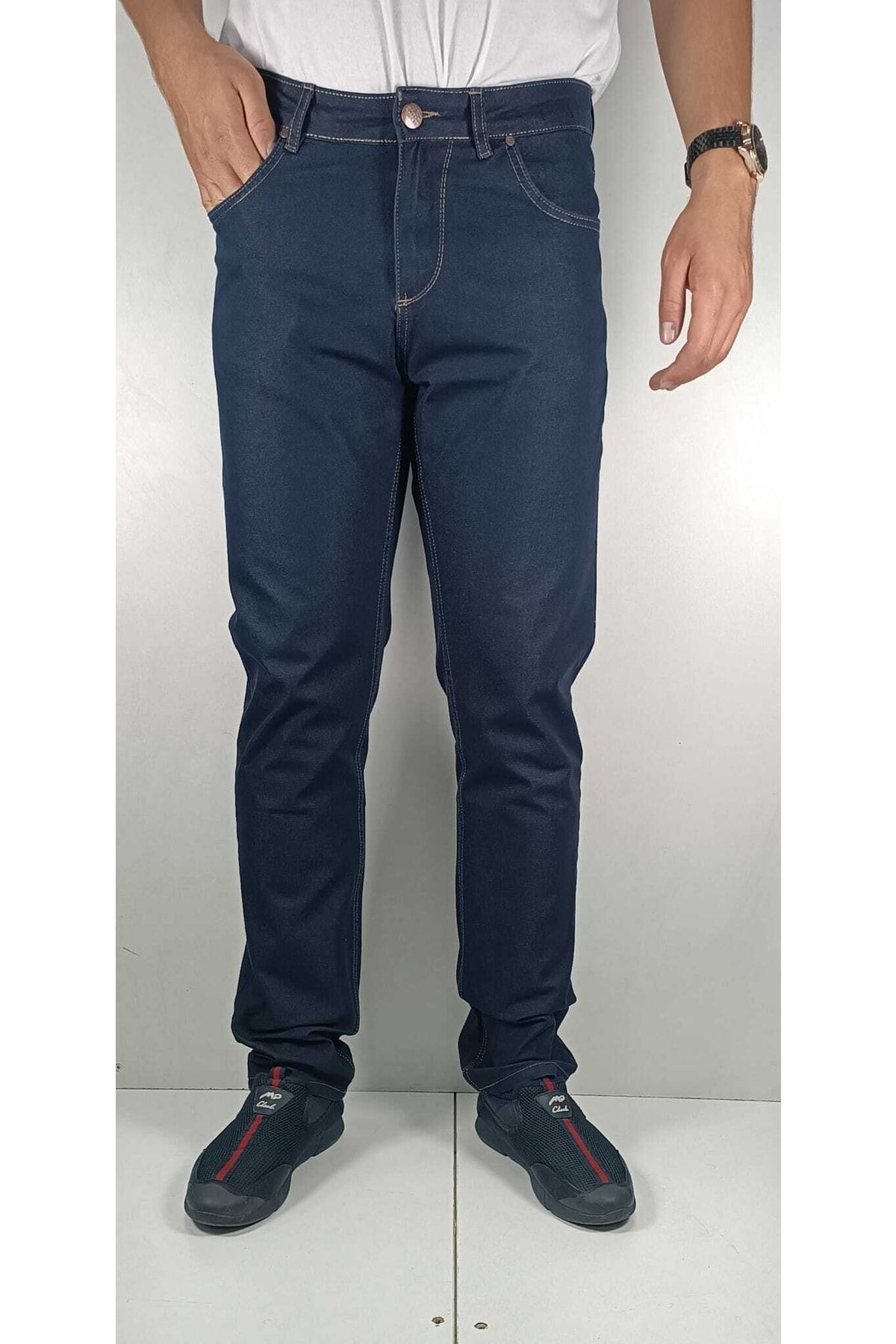 Bomonti Mckanzie Colored Drawstring Navy Blue Classic Men s Flexible Dav t Jeans