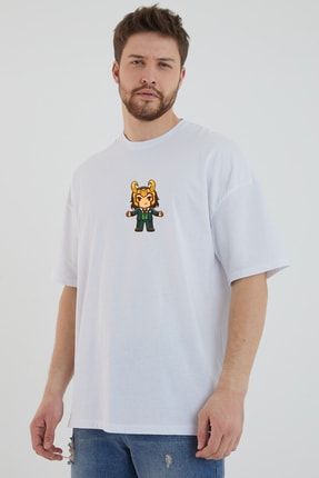 Marvel Mini Loki Çift Taraf Tasarım Baskılı Unisex Tshirt lokimini
