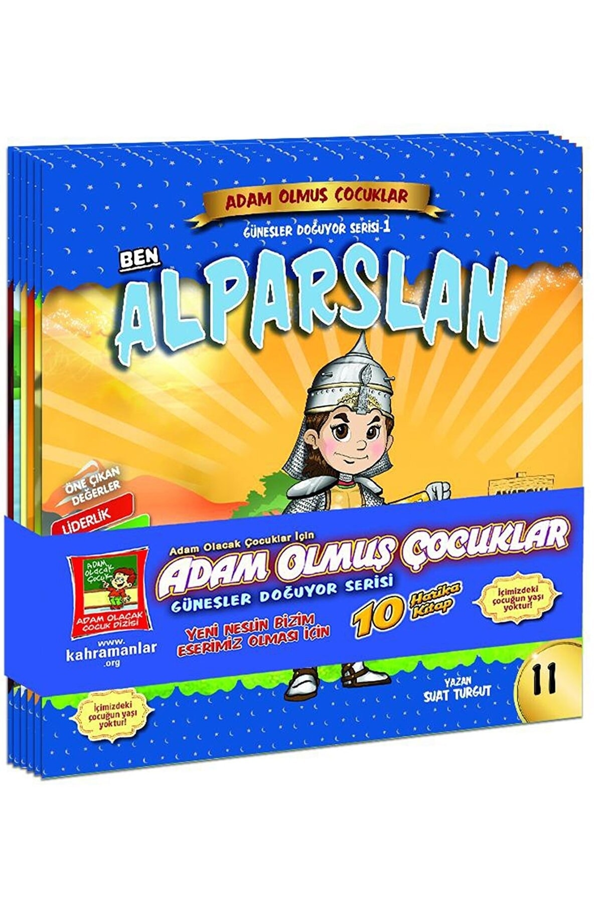 Adam Olmuş Çocuklar Güneşler Doğuyor Serisi 1 - Çocuk Kitap Seti (10 Kitap)