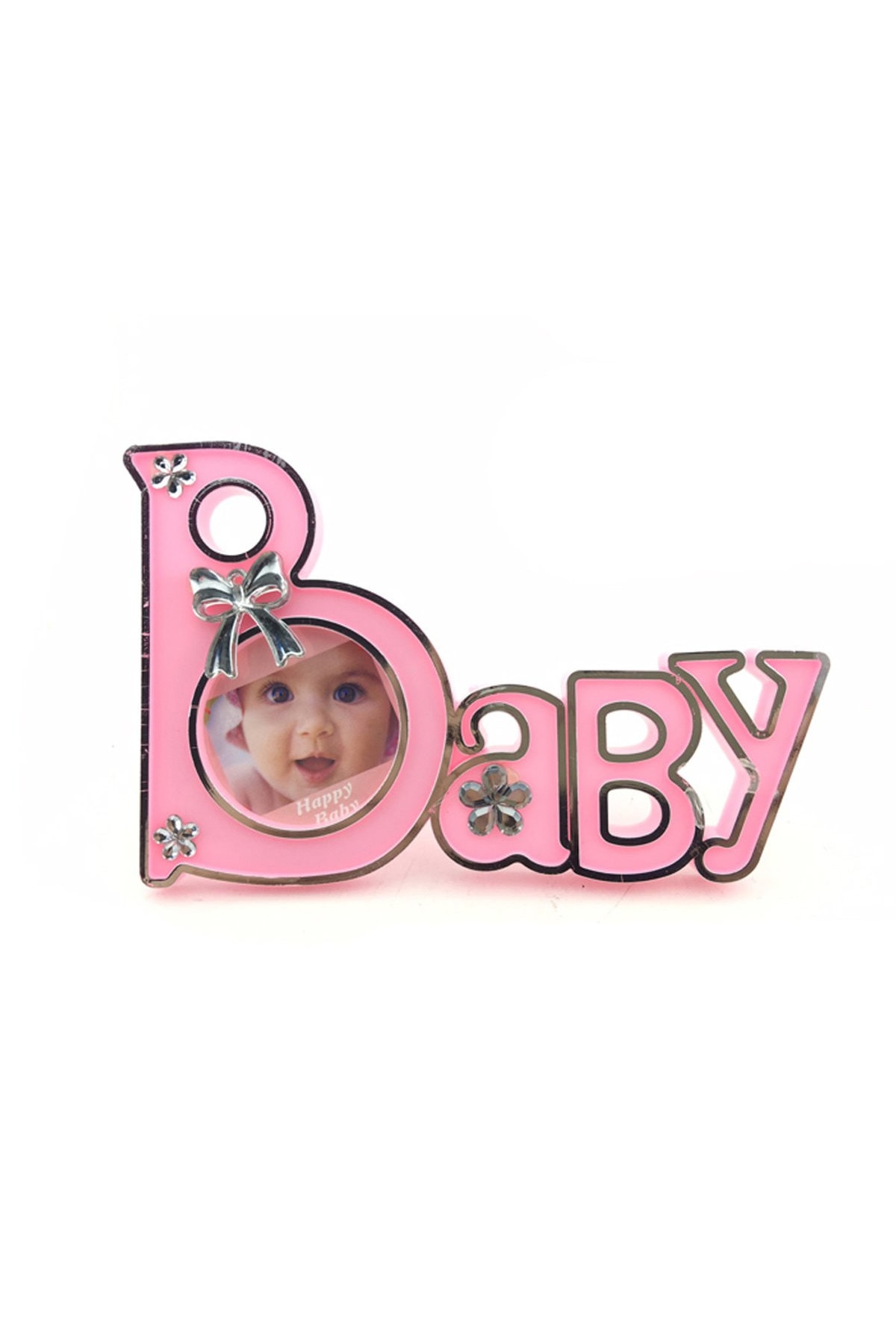 3 Pieces Pink Baby Written Gift Frame