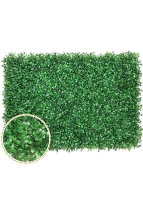 Dekoratif Yapay Çiçek Duvar Kaplama Şimşir Tabaka 40x60 cm Yeşil Renk BYS-40x60-ŞİMŞİR