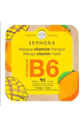 Vitaminli Yüz Maskesi Vitamin B6 Kağıt Maske SHP60M