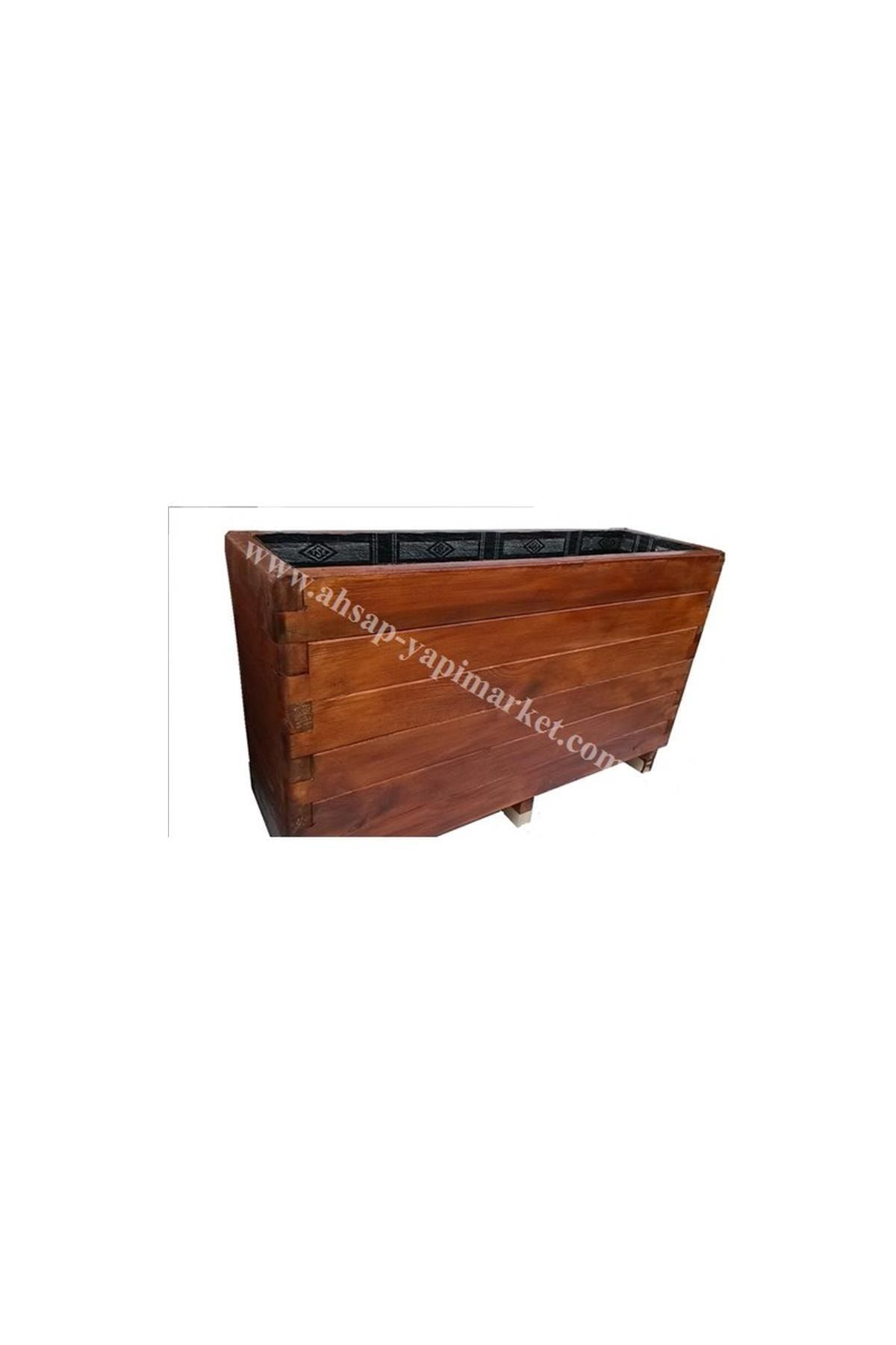 Ahşap Saksı ; Gardenya Lüx 125-30-45