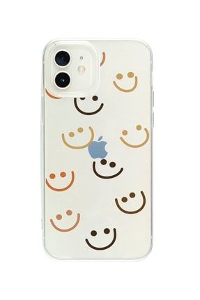 İphone 12 Uyumlu Smile Premium Şeffaf Telefon Kılıfı BCIPH12SEFMNKKLPLER