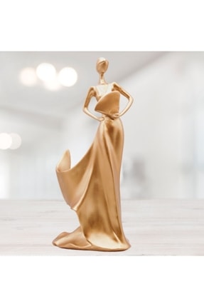 be art you Dekoratif Yelpazeli Kadın Şaraplık Bronz