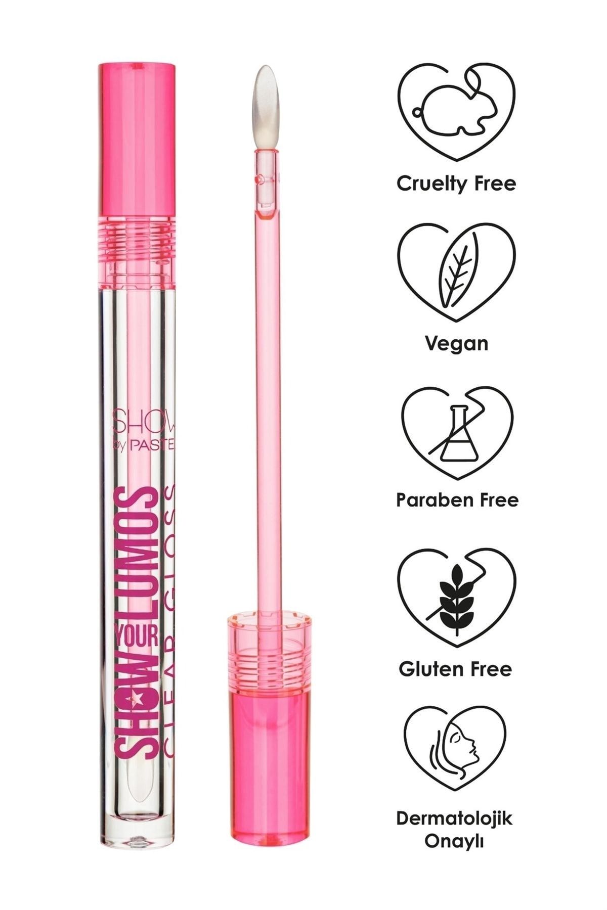 فروشگاه Lumos Clear Gloss Synee خود را نشان دهید Pastel