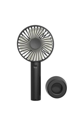 Mini El Vantilatörü Fanı, Hava Soğutucu Pilli Vantilatör Şarjlı, Ayaklı Klima (siyah) ETG-FAN