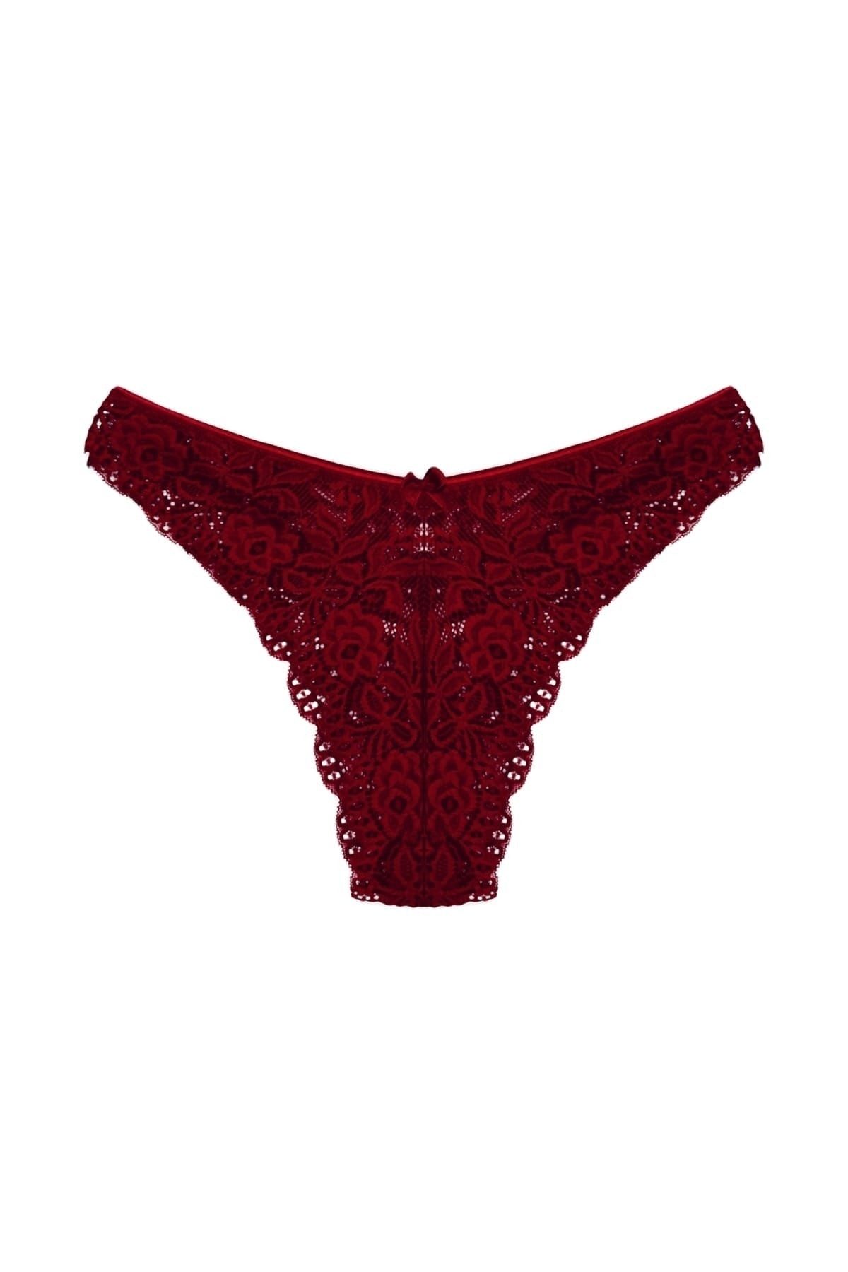 HNX-5-Piece Full Lace High Waist Brazilian Women's Panties 4