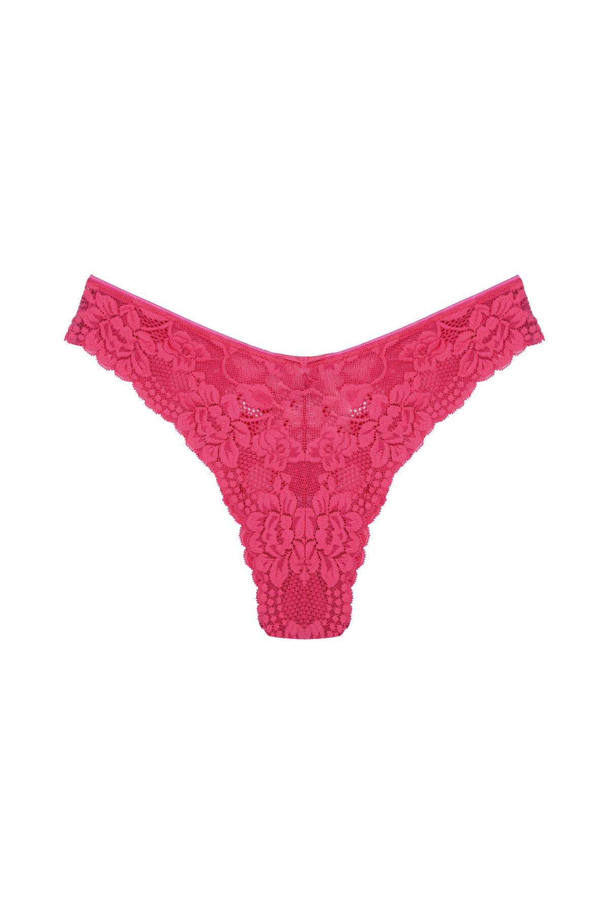 HNX-5-Piece Full Lace High Waist Brazilian Women's Panties 6