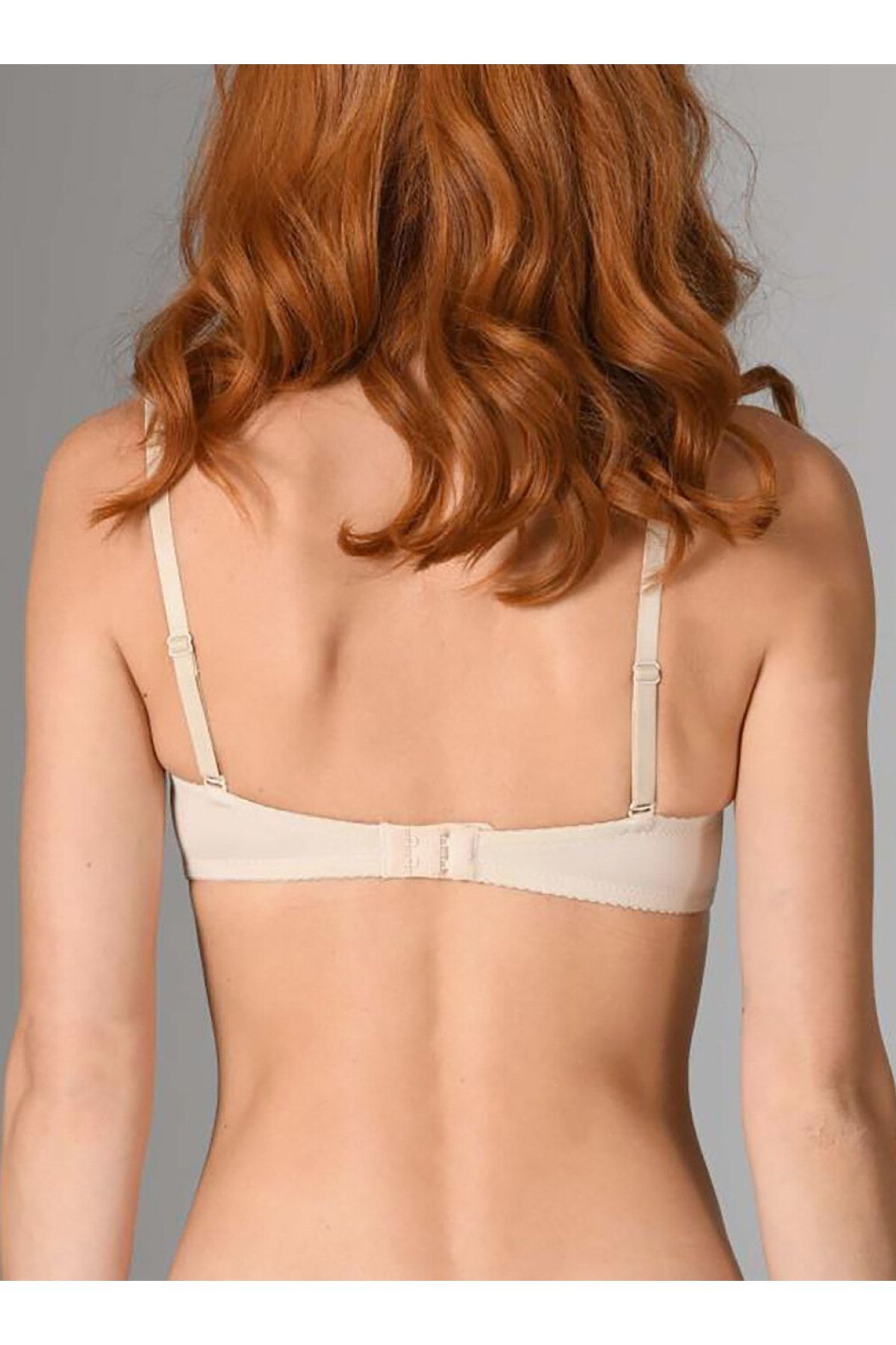 Lorelm Transparent Back Low-cut Strapless Bra Supported Push Up