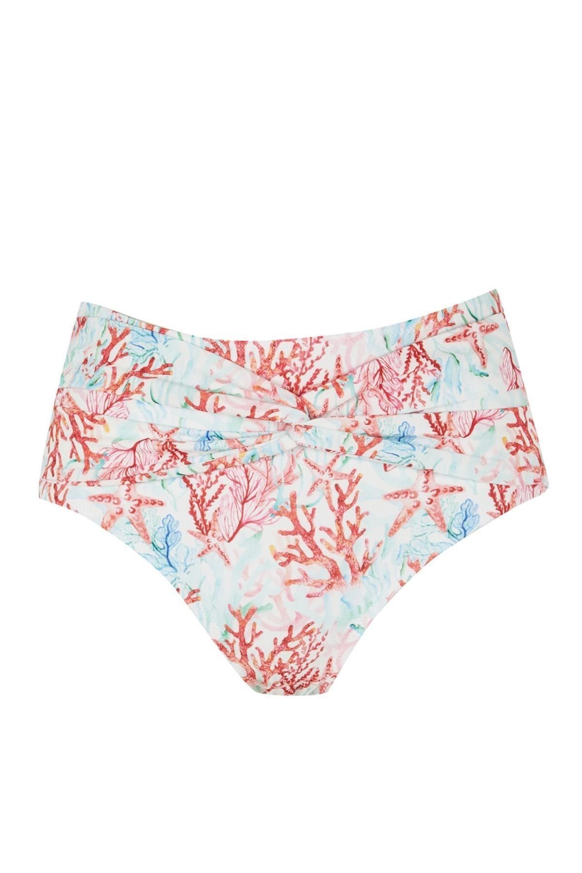 DeFacto Bikini-Hose Türkis Print