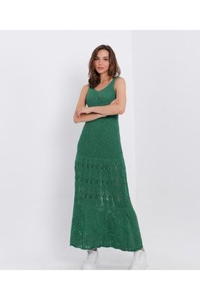 Ajurlu Uzun Yazlık Elbise SHZ2200154