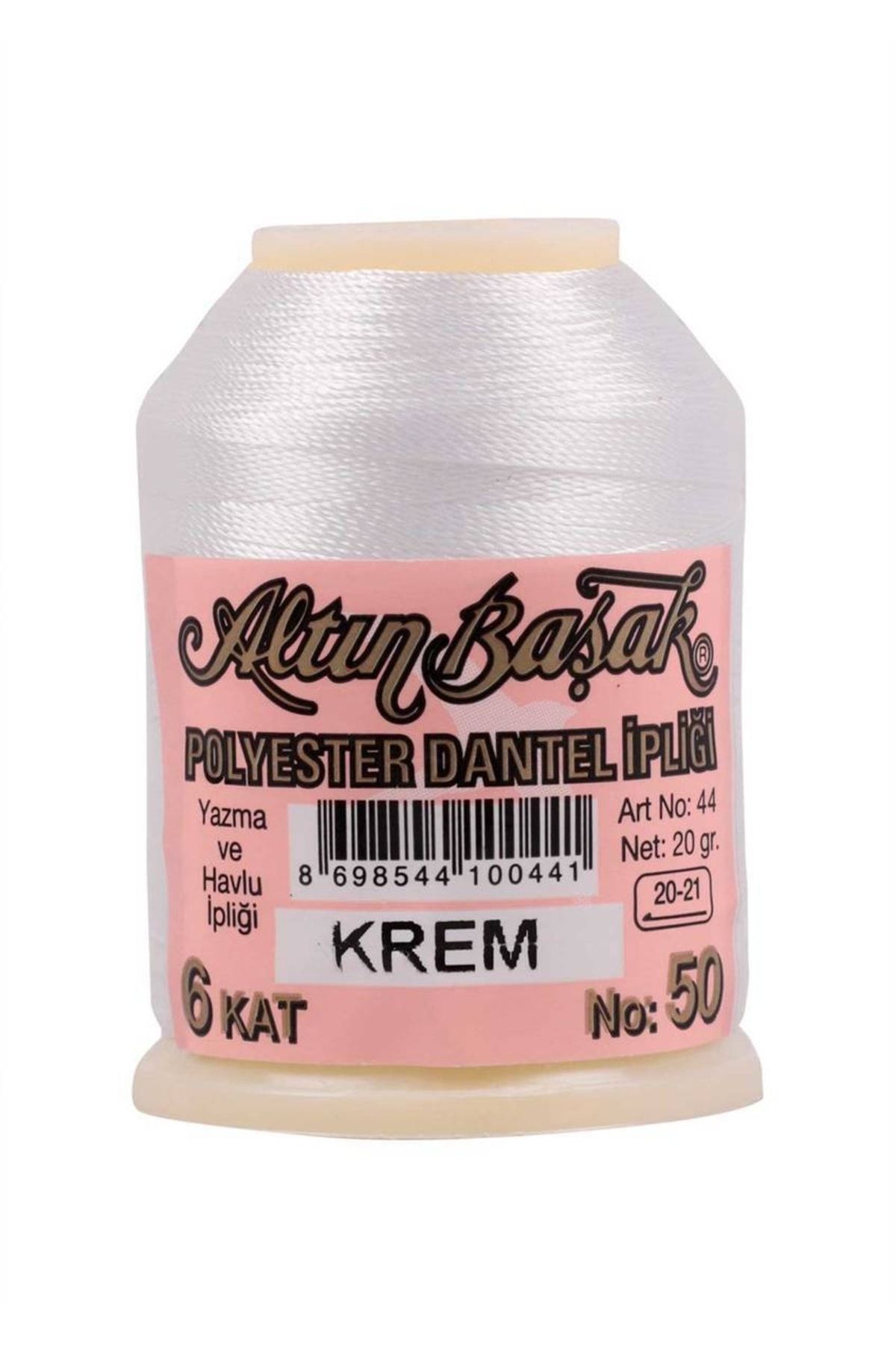 AltınbaşakOya Ve Dantel İpi 20 Gr Krem