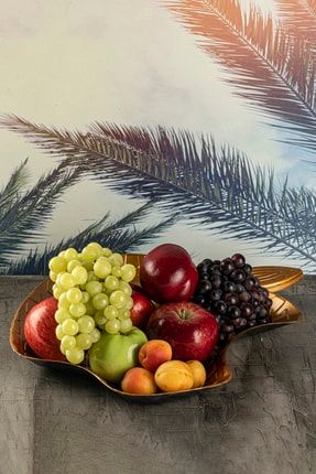 Elmalı Servis Sunum Tabağı ,elma Meyvelik, Dekoratif Plastik Tepsi ELMAMEYVELİK
