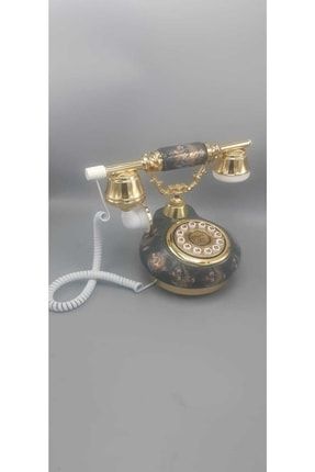 Klasik Ahizeli Telefon Antika Görünümlü Porselen Dijital Füme DİJİTALTUŞLUFÜME