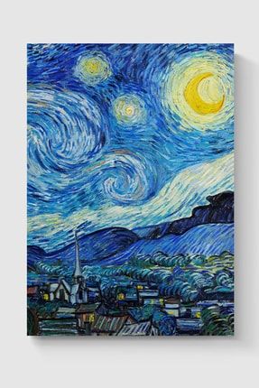 Vincent Van Gogh The Starry Night Yıldızlı Gece Tablo Sanatsal Ünlü Ressam Poster-hd DUOFG106048