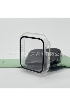 Apple Watch 7-8 (41 MM) Uyumlu Kılıf Kasa Ve Ekran Koruyucu Yüksek Kalite 360 KORUMA 41MM-