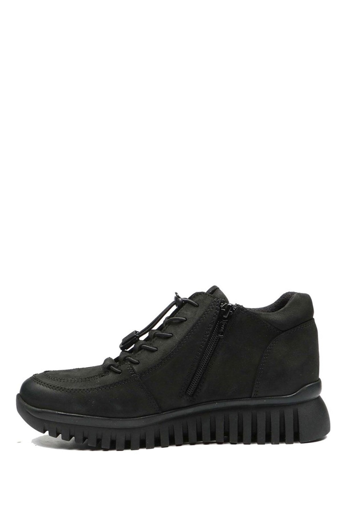 بوت Hammer Jack بلند چرم طبیعی مردانه 102 مدل 18810-m Torje Black Nubuck اورجینال - تصویر 4