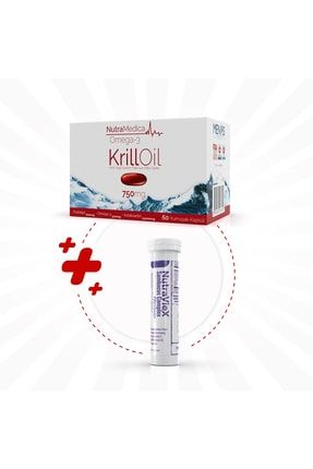 Nutramedica Omega-3 Krill Oil 60 Kapsül + Nutraviex Sambucus Complex Efervesan K60-NCE