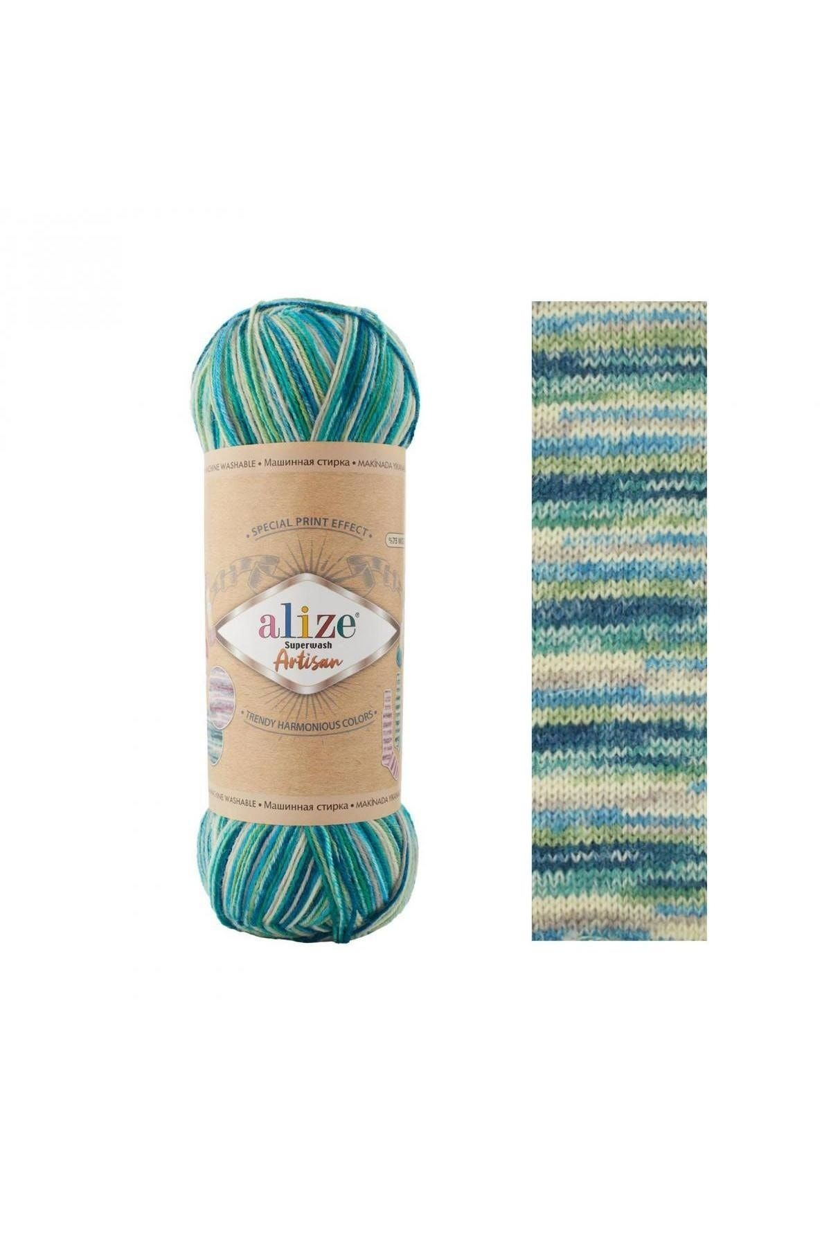 Alize Superwash Artisan %75 Yünlü Örgü Ipi X 5 Adet Fiyatı, Yorumları -  TRENDYOL