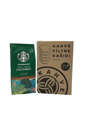 Colombia Origin Öğütülmüş Filtre Kahve 200 Gr + Filtre Kahve Kağıdı 1x4 80li originfiltre