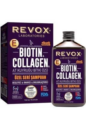 Biotin Collagen At Kuyruğu Bitki Özlü Şampuan 360ml 8682397547034