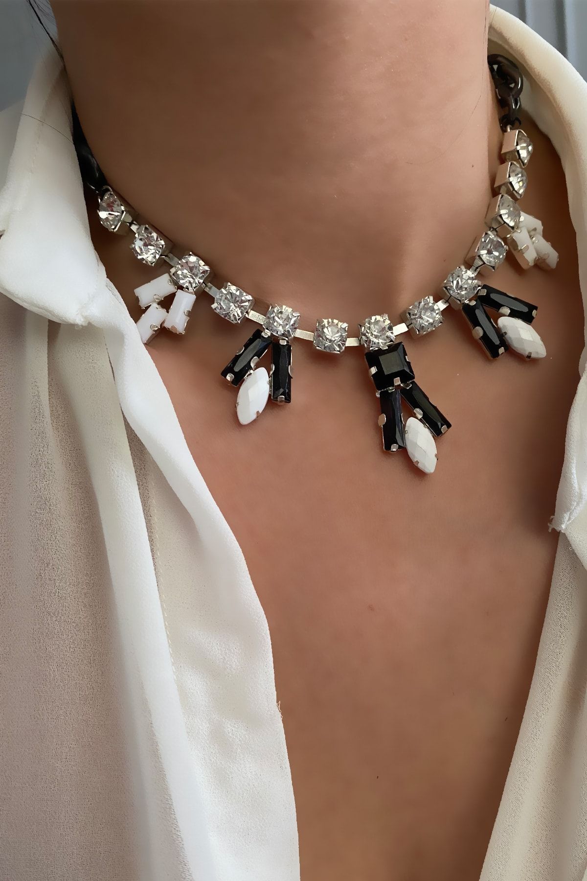 Liveyn Design Necklace Black Trendyol