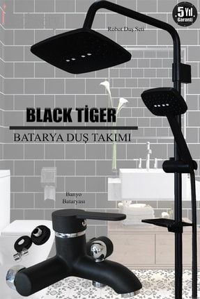 Banyo Bataryası Ve Robot Duş Seti Ema / Diamond Pirinç Batarya Duş Takımı Duş Başlığı Spiral Musluk TYC00518361806