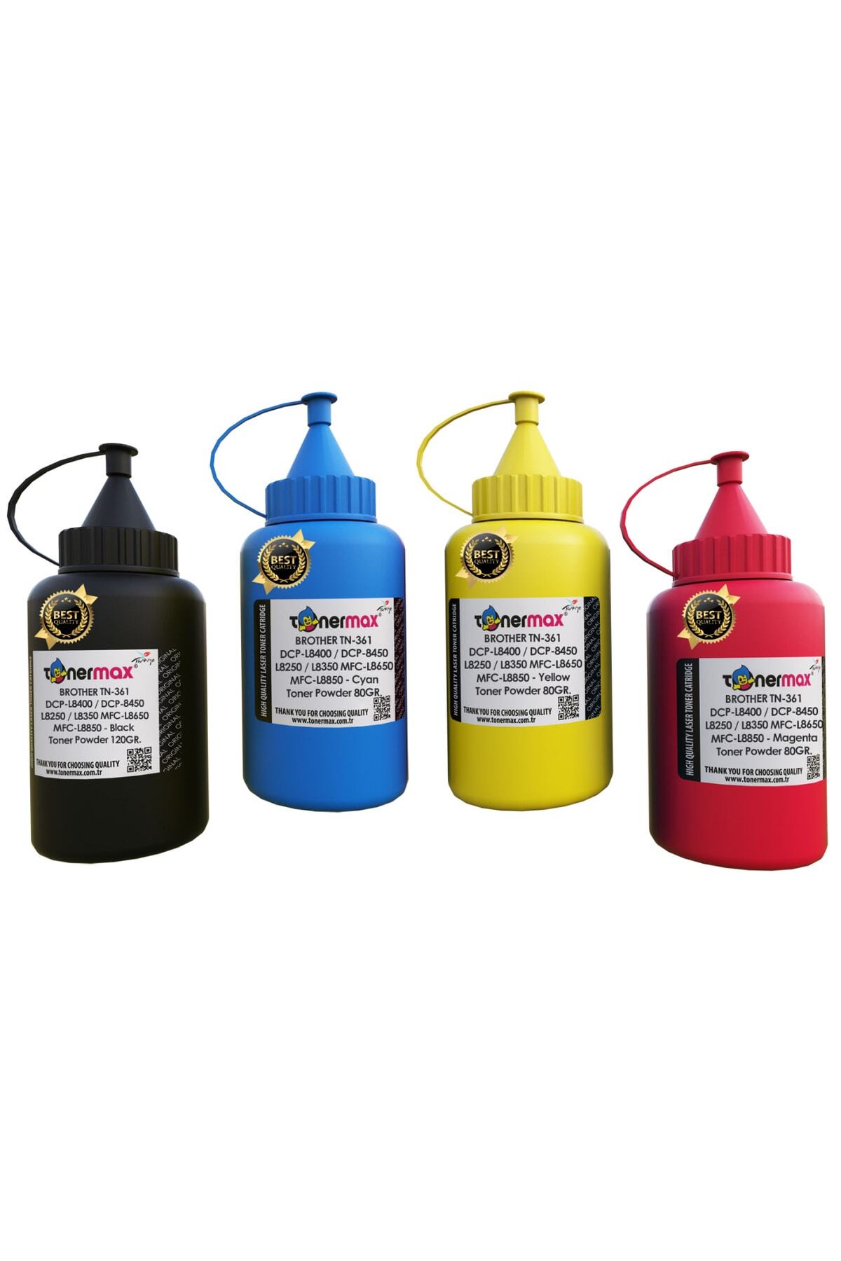 tonermax Brother Tn-361 / Tn-369 Toner Tozu Set /dcp-l8400 / Dcp-8450 / Hl-l8250 / Hl-l8350 Mfc-l8650 / Mfc-l