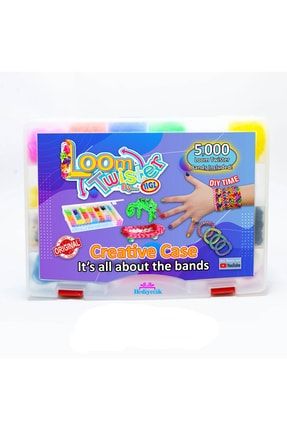 Rainbow Loom Twister Bileklik Yapma Seti 5.000 Parça Eğitici Oyuncak UF00323BS
