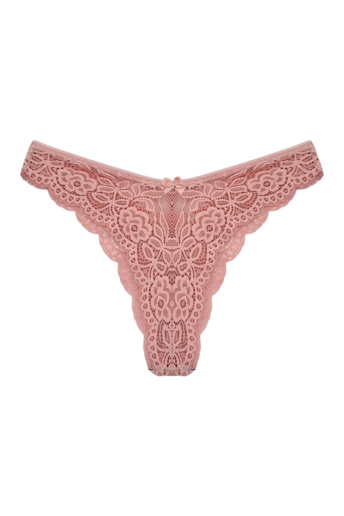 HNX-5-Piece Full Lace High Waist Brazilian Women's Panties 3