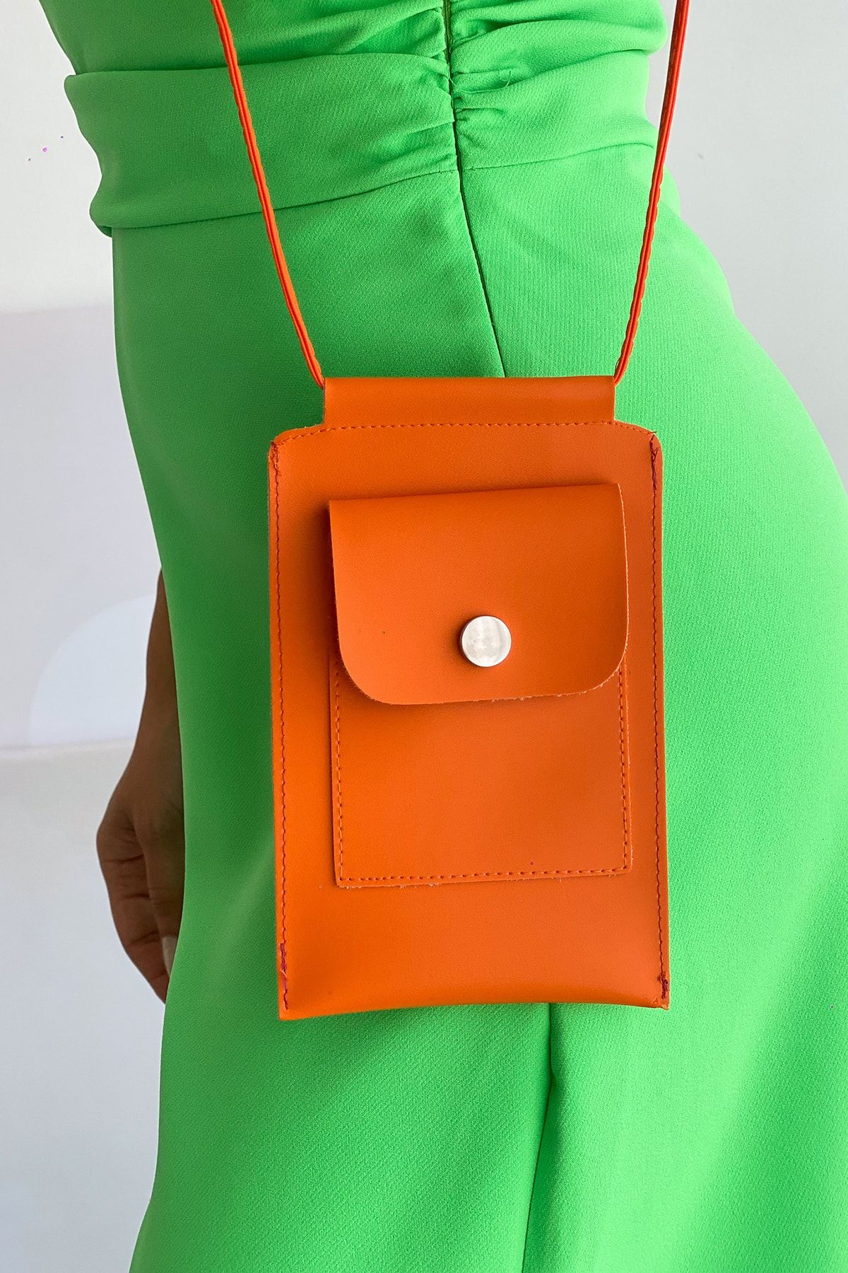 Cool & Sexy Umhängetasche Orange Unifarben Fast ausverkauft
