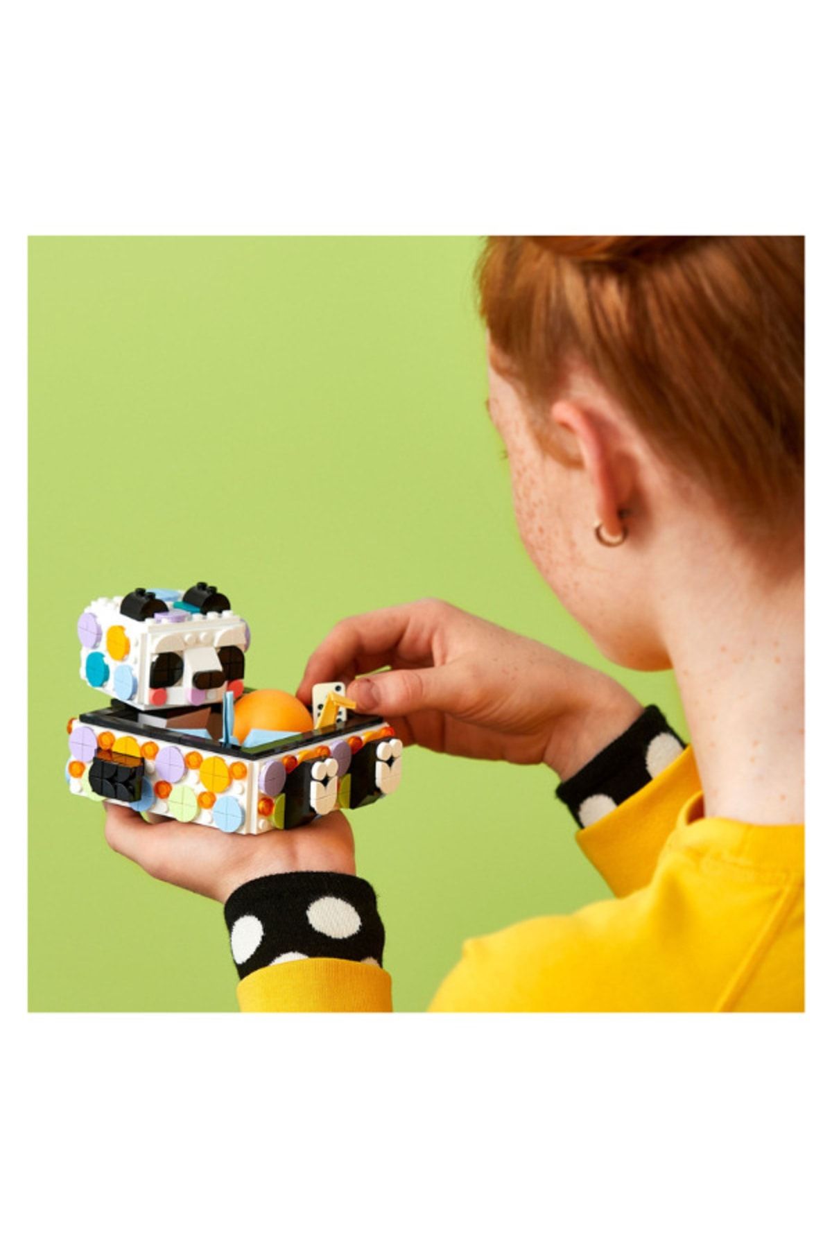 LEGO-® DOTS Cute Panda Tray 41959 - Storage Box Set for Children Ages 6 and Up (517 Pieces) 2