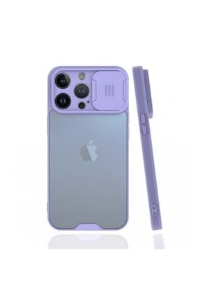 Apple Iphone 13 Pro Max Uyumlu Sürgülü Ultra Ince Renkli Kamera Korumalı Koruyucu Kılıf Sürgülü-Parfe-Apple-iPhone-13-Pro-Max