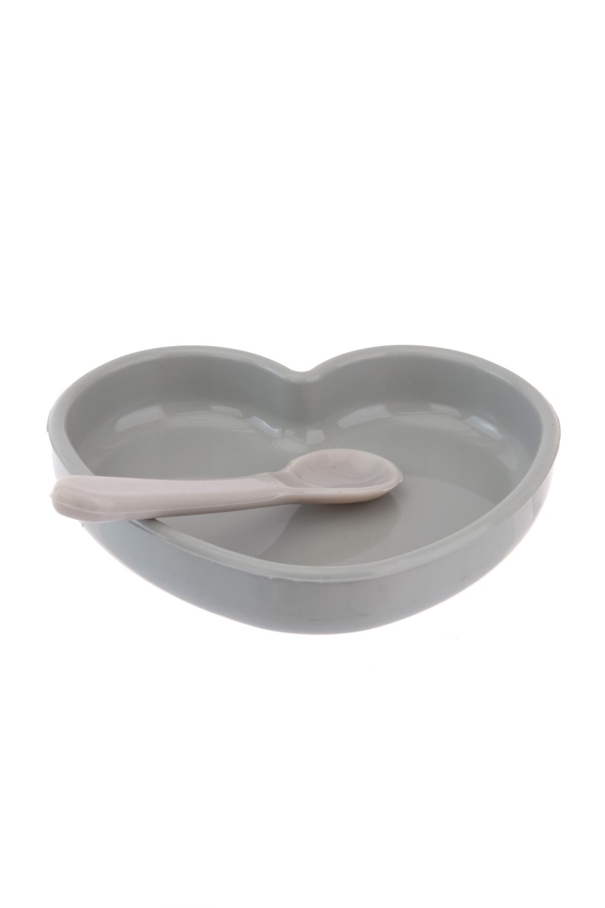 alphagoodbaby Alpha Good Baby Silikon Mama Tabağı+ Gri Kaşık ! fotoğrafı 2 (önizleme)