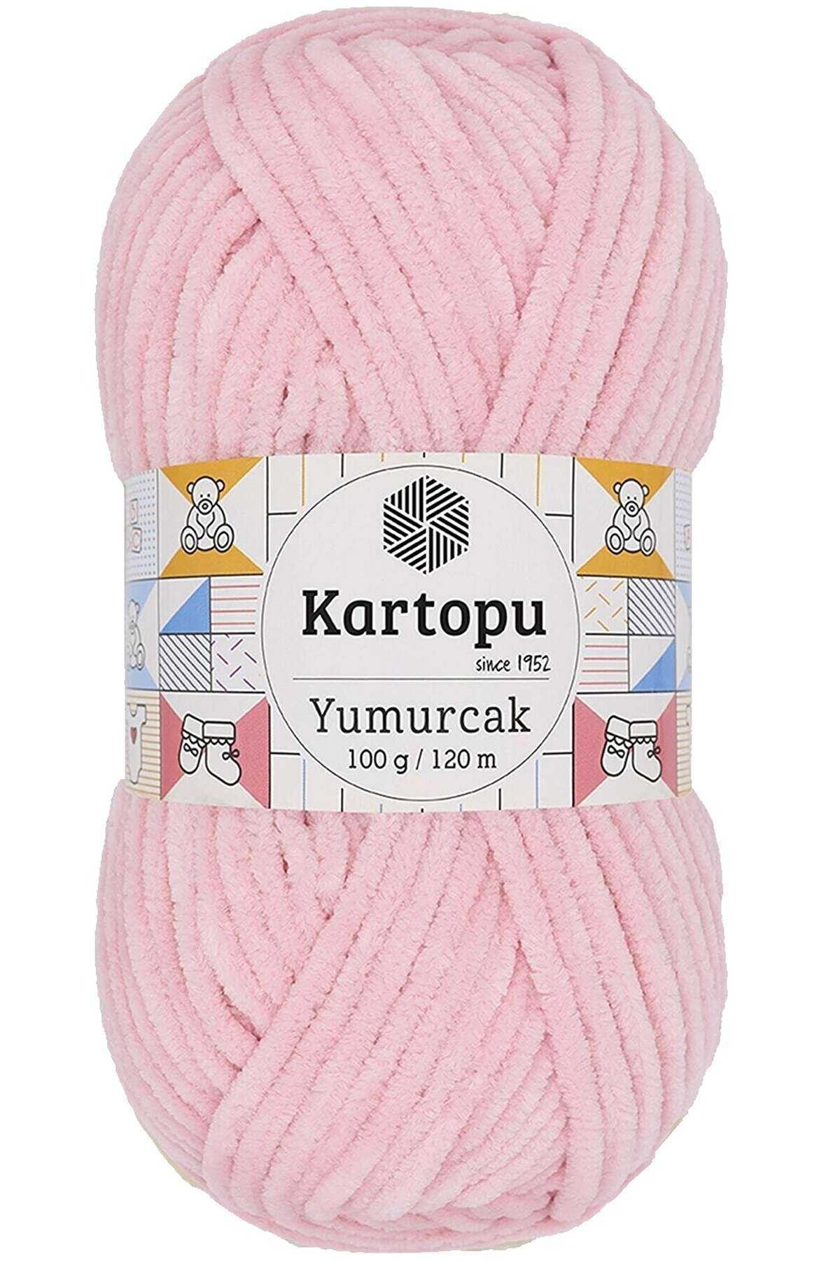 Genel Markalar K.artopu Yumurcak Kadife El Örgü Ipi Bebe Pembe K768