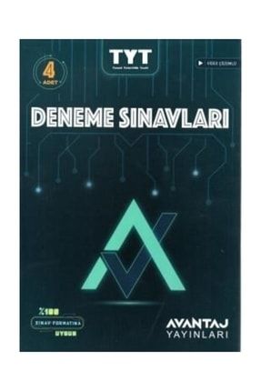 Avantaj Yayınları Tyt 4'lü Deneme Sınavı Avantaj Yayınları 9786050600926