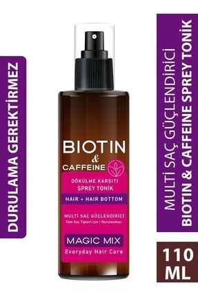 Magic Mix Biotin Ve Kafein Içeren Saç Kökü Güçlendirici Hızlı Uzamaya Yardımcı Tonik 110 ml 8978789