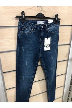 Tırnaklı Yüksek Bel Skinny Jeans 178