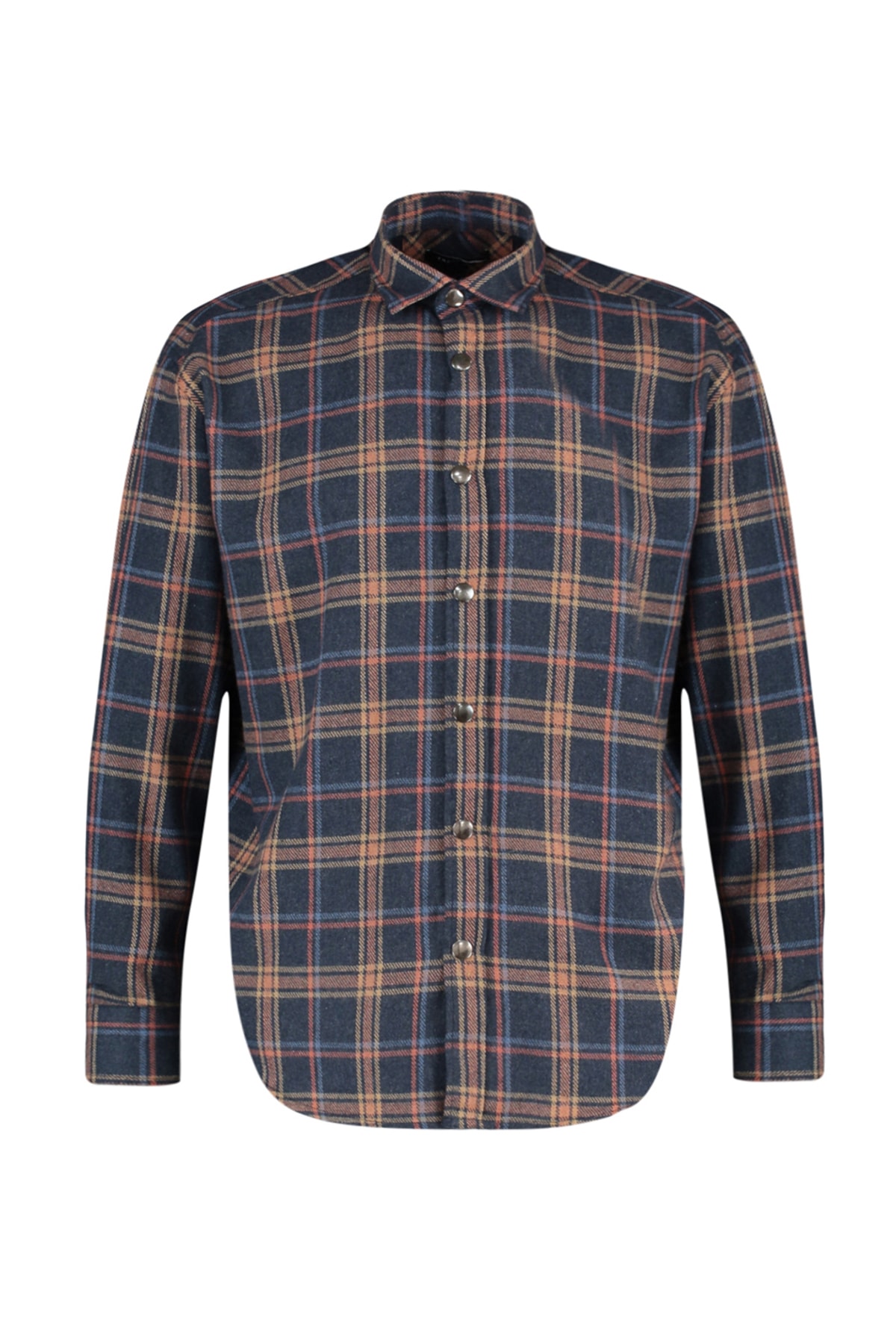 Navy Red Plaid Lula Shirt main image 0