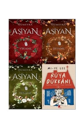 Hümeyra Aşiyan Serisi (3 Kitap + Rüya Dükkanı Hediye): Virane, Divane, Yegane TYC00518096781