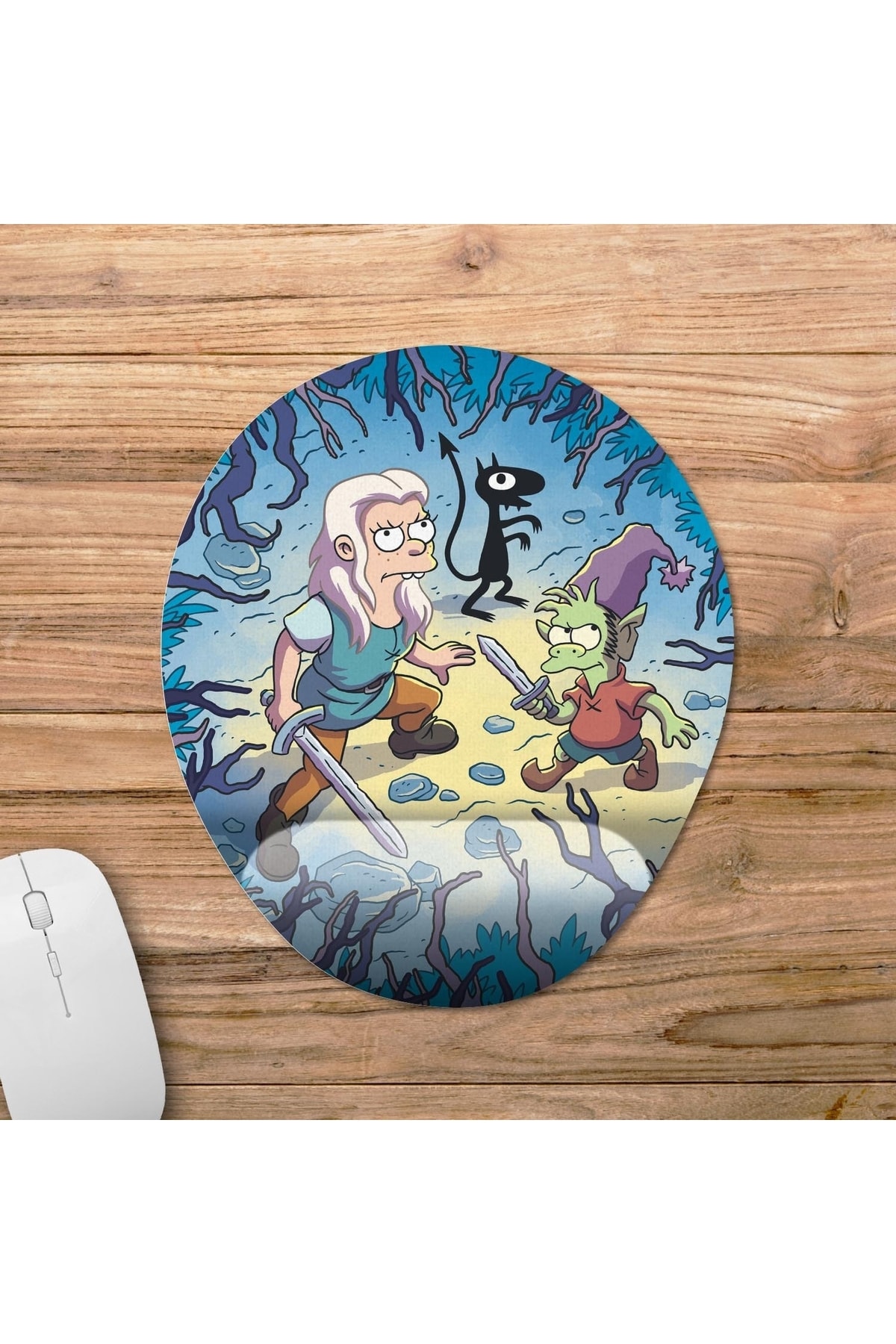 Mousepad Model with Disenchantment Wrist Support - 1 Oval