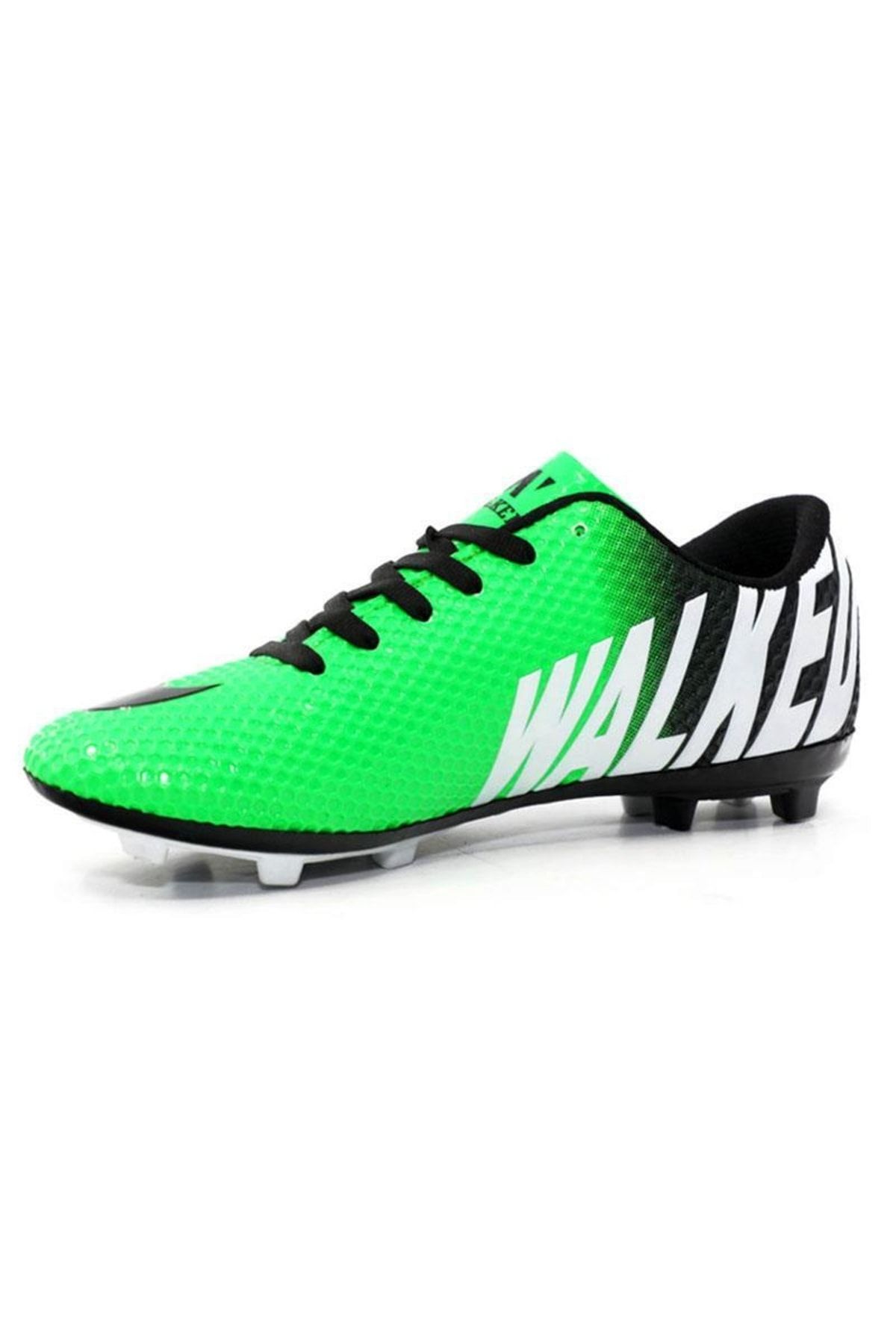 Walked-Green Football Boots Soccer Astroturf Shoes 3
