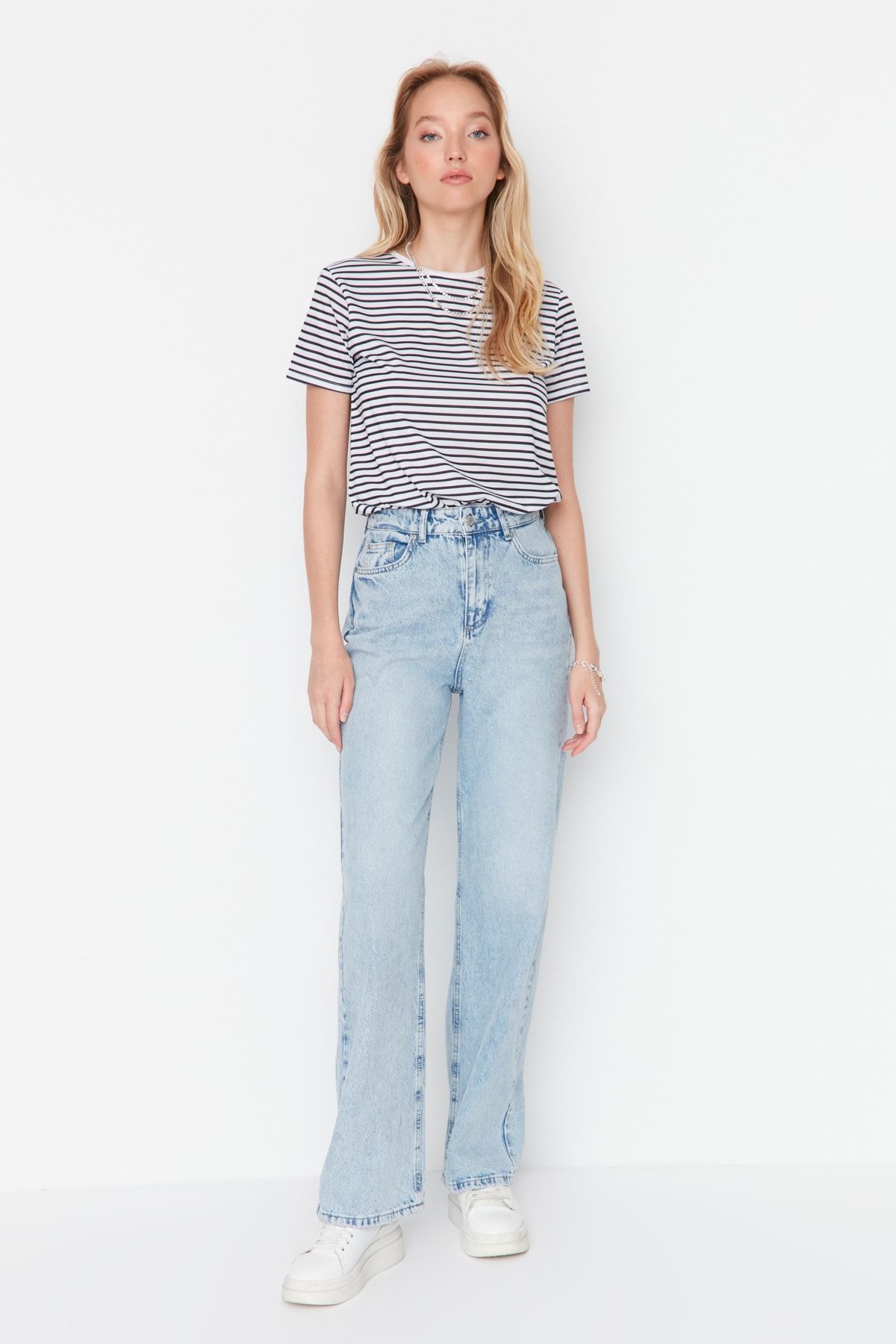 Trendyol Collection Jeans Blau Wide Leg