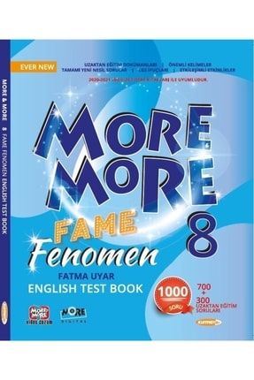 More More 8. Sınıf English Fame Fenomen Test Book 2021 06451