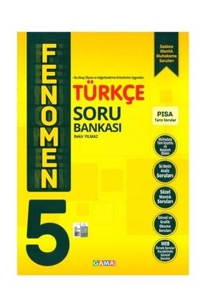 Gama 5. Sınıf Türkçe Fenomen Soru Bankası Ktp15526 KTP15526
